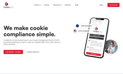 GDPR Software - CookieHub